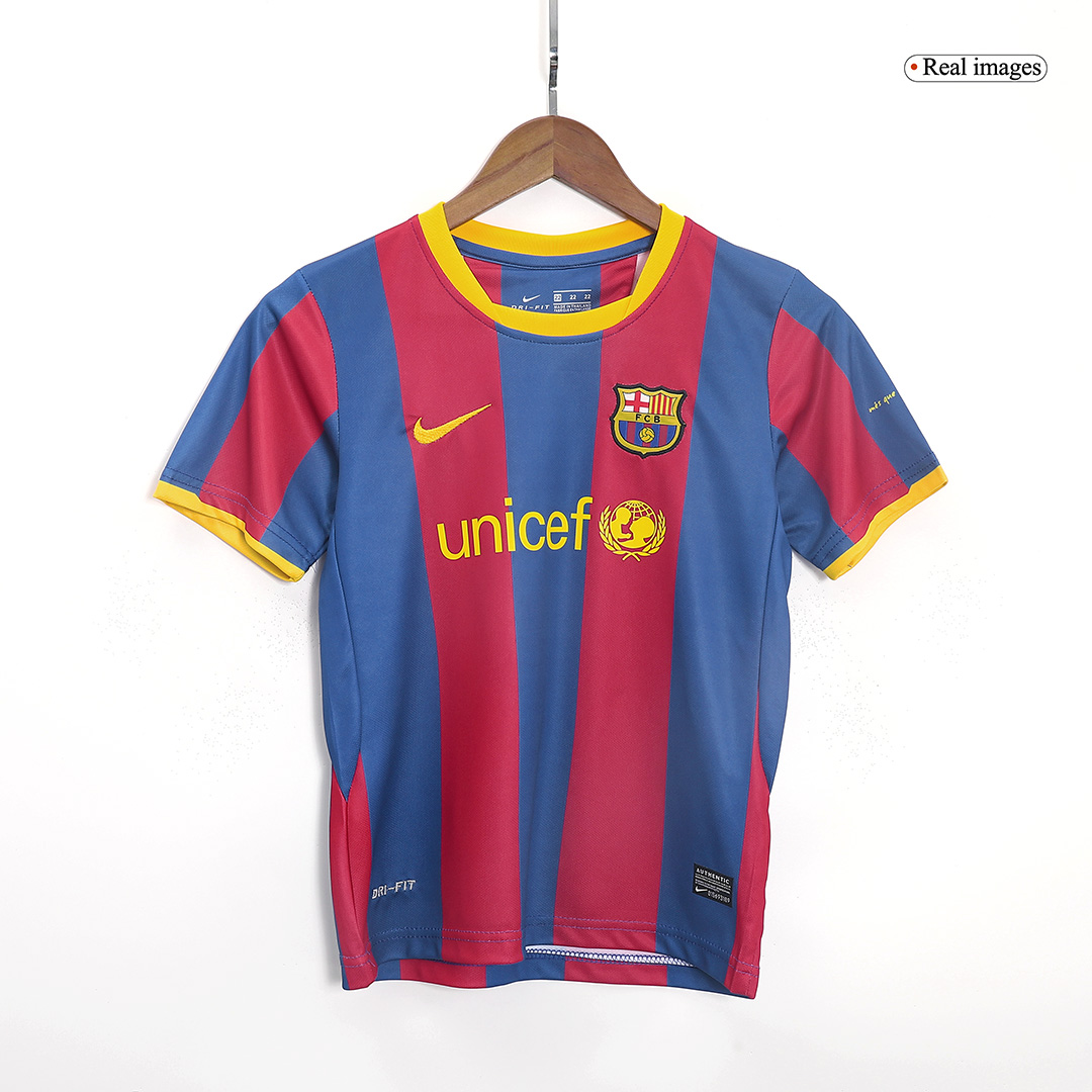 Kid's Barcelona Home Kit(Jersey+Shorts) 2010/11