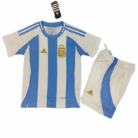 Kids Argentina Home Kit Jersey+Shorts 2024