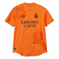 Real Madrid Y-3 Fourth Jersey Orange Player Version 2023/24