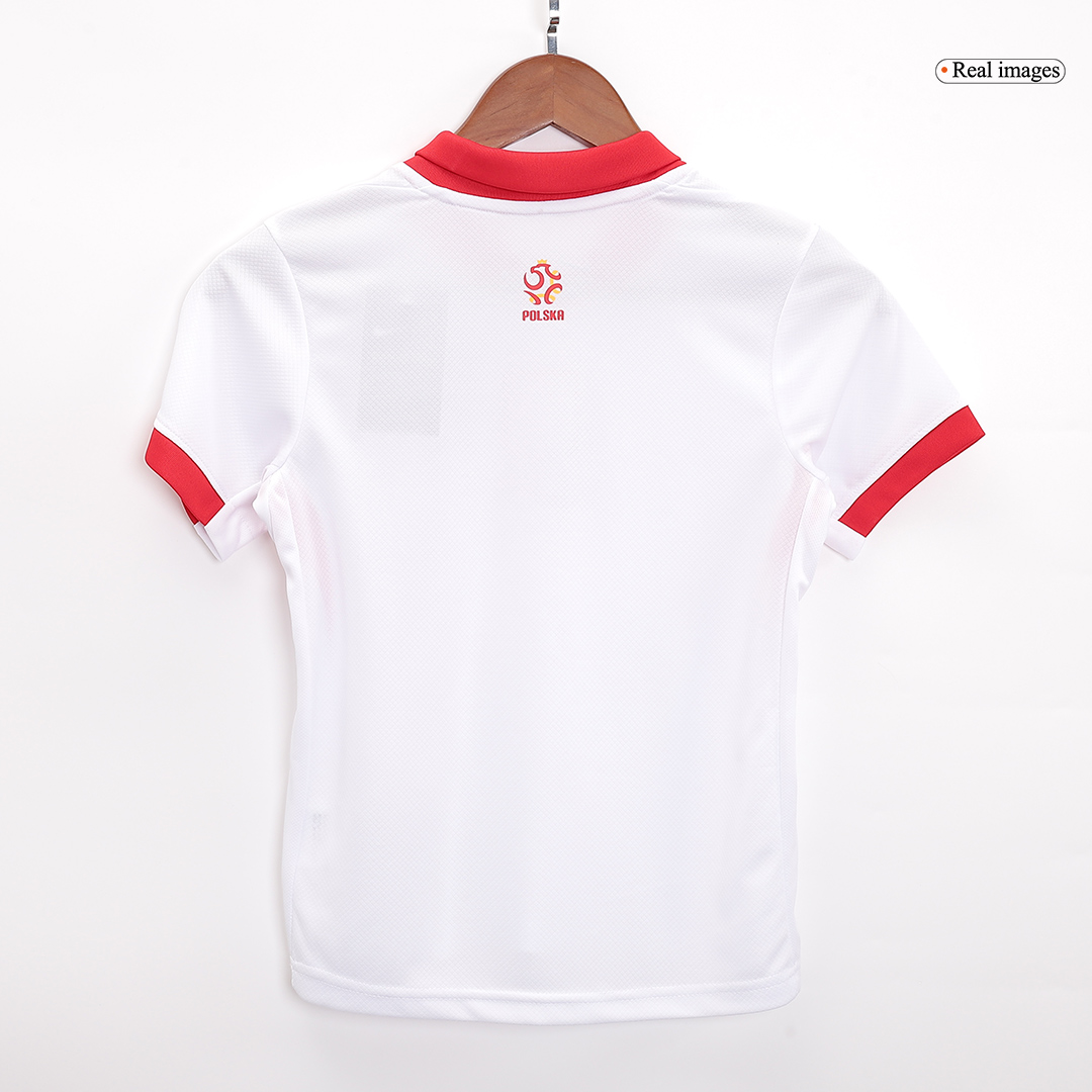 Kids Poland Home Jersey Kit Euro 2024