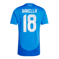 BARELLA #18 Italy Home Jersey Euro 2024