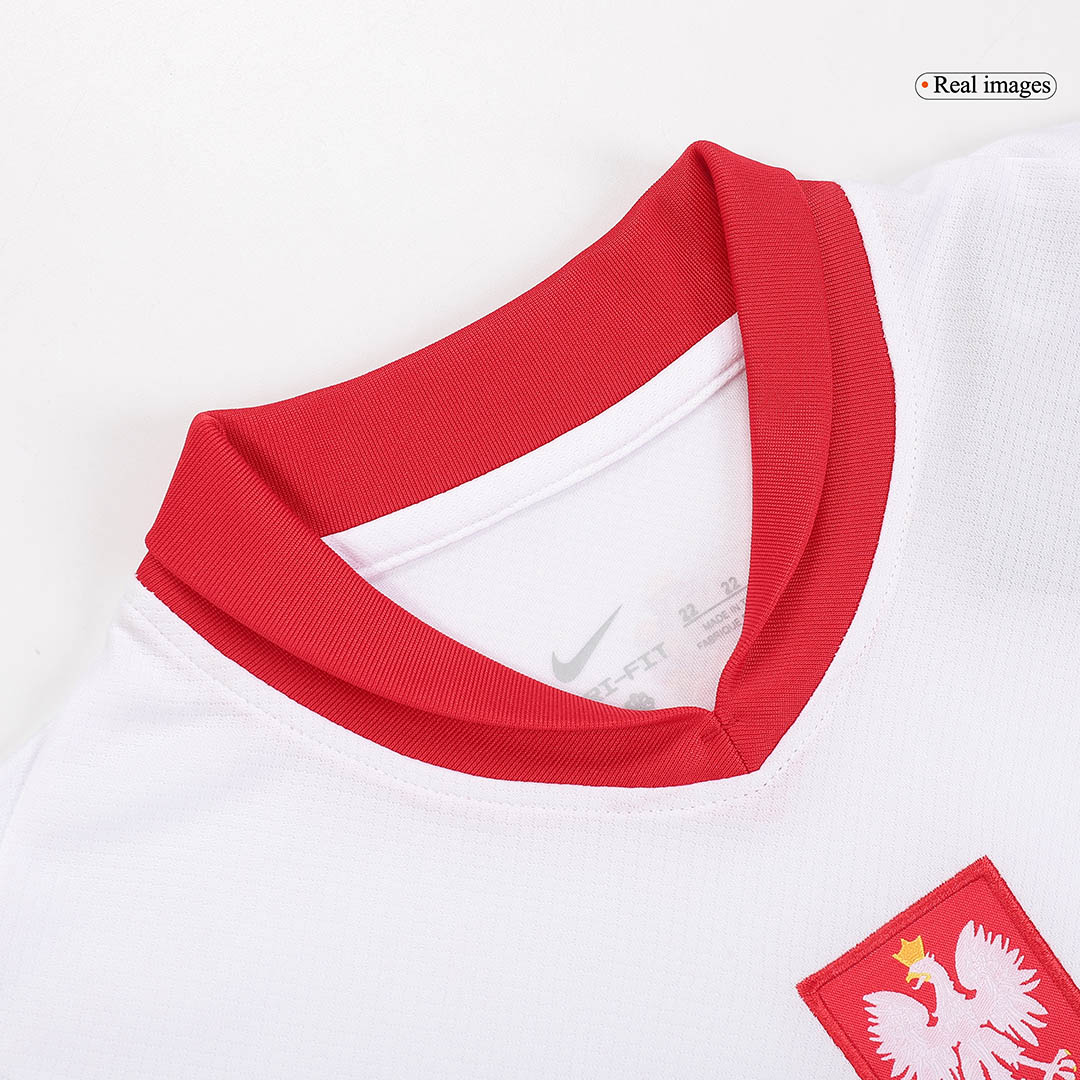 Kids Poland Home Jersey Kit Euro 2024