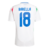 BARELLA #18 Italy Away Jersey Euro 2024
