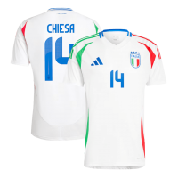 [Super Replica] CHIESA #14 Italy Away Jersey Euro 2024