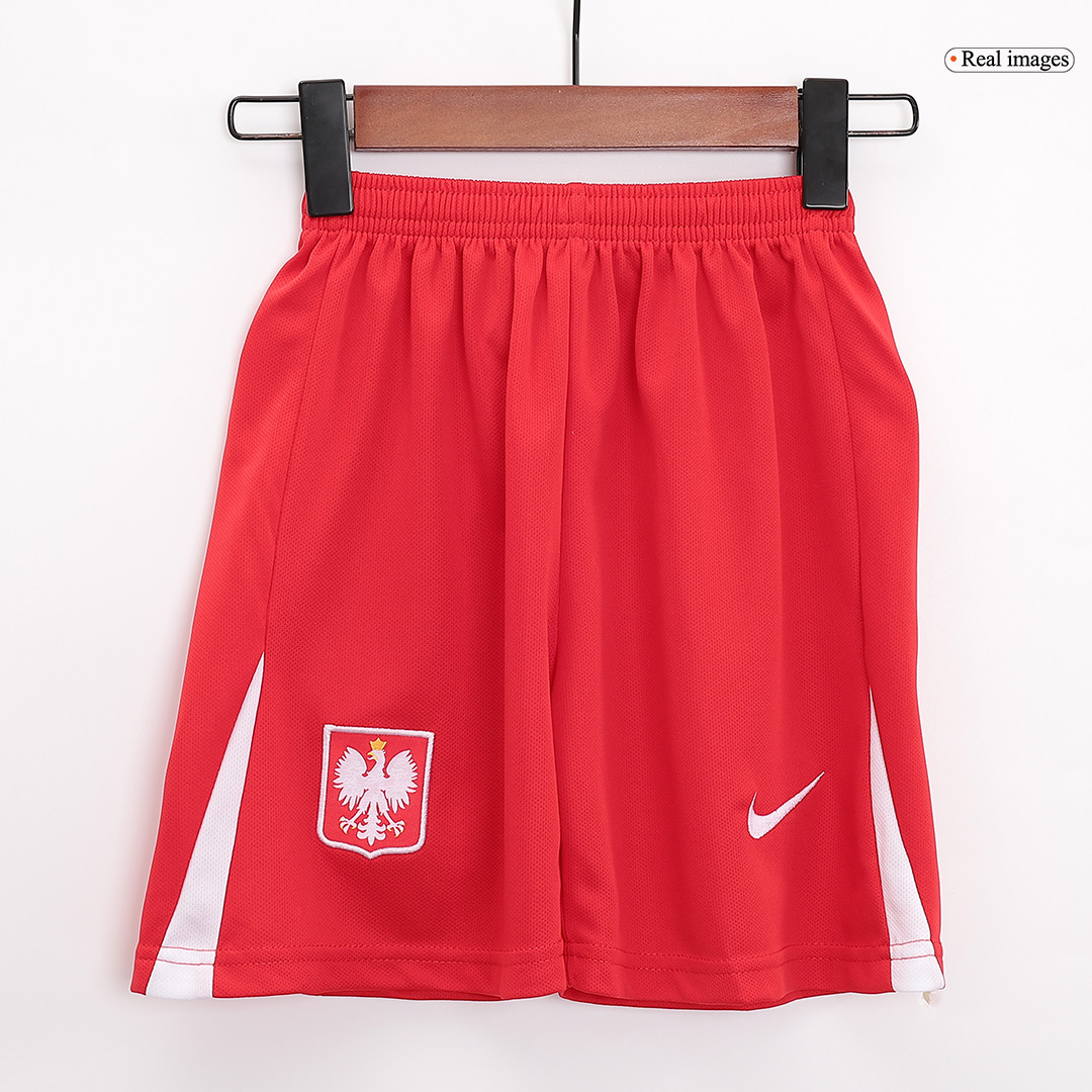 Kids Poland Home Jersey Kit Euro 2024