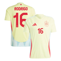 RODRIGO #16 Spain Away Jersey Euro 2024