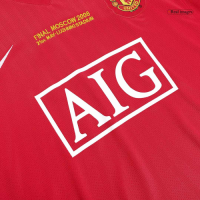 Manchester United Retro Long Sleeve Jersey UCL Final Home 2007/08