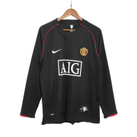 Retro Manchester United Away Long Sleeve Jersey 2007/08