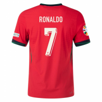 Ronaldo #7 Portugal Home Jersey Player Version EURO 2024