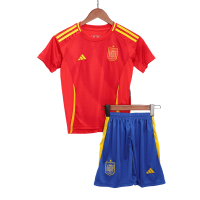 Kids Spain Home Full Jersey Kit Euro 2024