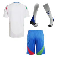 [Super Replica] Italy Away Whole Kit(Jersey+Shorts+Socks) Euro 2024