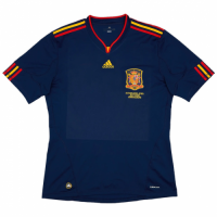 DAVID VILLA #7 Spain Retro Jersey Away World Cup Final 2010