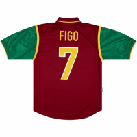 FIGO #7 Portugal Retro Home Jersey 1998