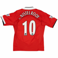 v.Nistelrooy #10 Manchester United Retro Jersey Home 2004/06