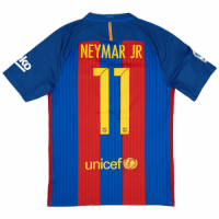 NEYMAR JR #11 Barcelona Home Retro Jersey 2016/17