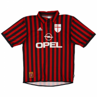 AC Milan Retro Jersey Home 1999/00