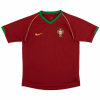 Portugal Retro Home Jersey World Cup 2006