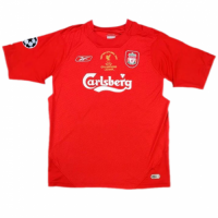 Liverpool Gerrard #8 Retro UCL Final Jersey 2005