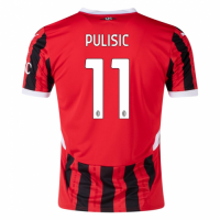 Pulisic #11 AC Milan Jersey Home 2024/25