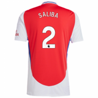 [Super Replica] SALIBA #2 Arsenal Home Jersey 2024/25