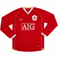 Manchester United Retro Jersey Long Sleeve Home 2006/07