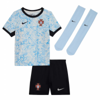 Kids Portugal Away Full Jersey Kit Euro 2024