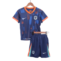 Kids Netherlands Away Jersey Kit Euro 2024