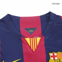 Neymar JR #11 Barcelona Home Long Sleeve Retro Jersey 2014/15
