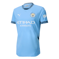 RODRIGO #16 Manchester City Home Match Jersey 2024/25 - UCL Font