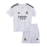 Kids Real Madrid Home Full Jersey Kit 2024/25