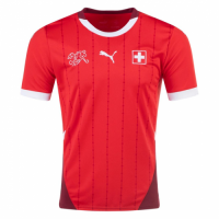 Xhaka #10 Switzerland Home Jersey Euro 2024