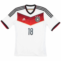 Kroos #18 Germany Home Jersey World Cup 2014