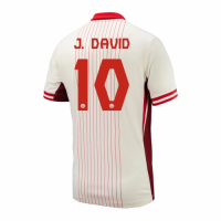 J. DAVID #10 Canada Away Jersey Copa America 2024