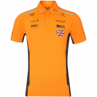 McLaren F1 Racing Team Lando Norris Driver Polo Orange 2024