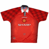 Beckham #10 Manchester United Retro Jersey Home 1996/98