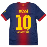 Messi #10 Barcelona Retro Jersey Home 2012/13
