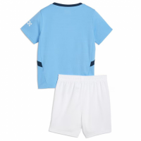 Kids Manchester City Home Jersey Kit 2024/25