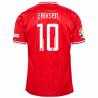 Eriksen #10 Denmark Home Jersey Euro 2024
