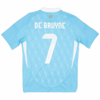 De Bruyne #7 Belgium Away Jersey EURO 2024