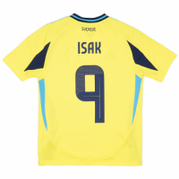 Isak #9 Sweden Home Jersey 2024
