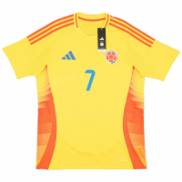 L.DÍAZ #7 Colombia Home Jersey Copa America 2024