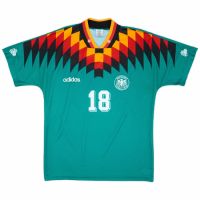 KLINSMANN #18 Germany Retro Jersey Away World Cup 1994