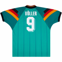 VÖLLER #9 Germany Retro Jersey Away 1992