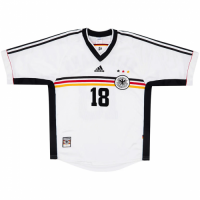 KLINSMANN #18 Germany Retro Home Jersey World Cup 1998