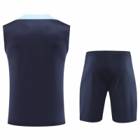 France Pre-Match Sleeveless Kit (Top+Shorts) Euro 2024