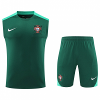 Portugal Pre-Match Sleeveless Kit (Top+Shorts) Euro 2024