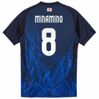 Minamino #8 Japan Home Jersey 2024
