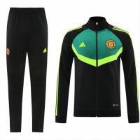 Manchester United Training Kit (Jacket+Pants) Black 2024/25