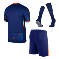 Netherlands Away Whole Kit(Jersey+Shorts+Socks) Euro 2024