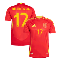 WILLIAMS JR. #17 Spain Home Jersey Player Version Euro 2024